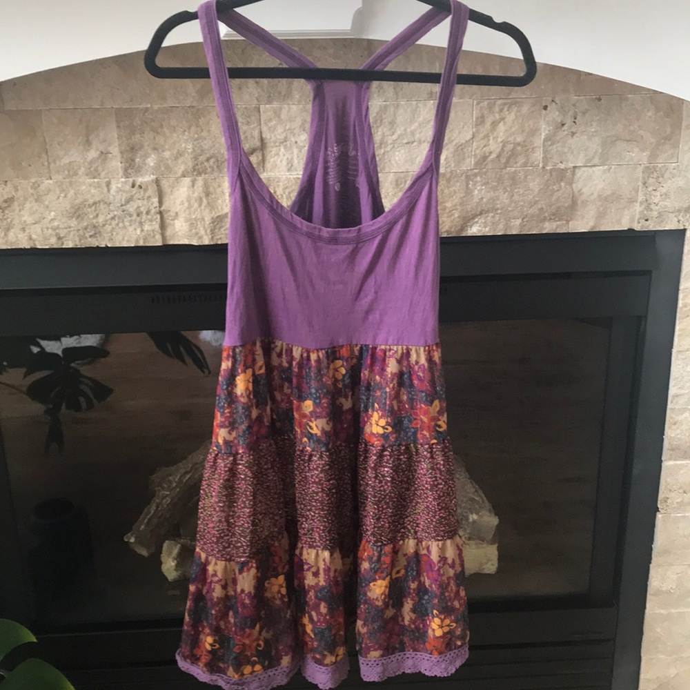 Bohemian style dress or shirt. Super cute purple